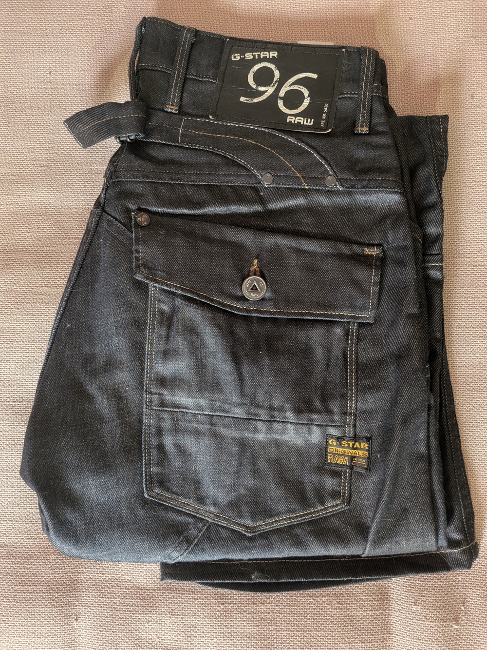 G-Star Men’s Black Jeans - 96 Raw Pocket Detail